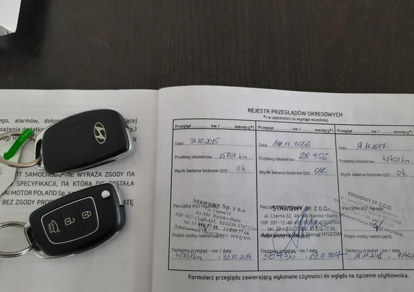 Hyundai ix35 cena 56900 przebieg: 98525, rok produkcji 2014 z Gorzów Śląski małe 301
